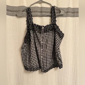 NWT-Old Navy Gingham Top